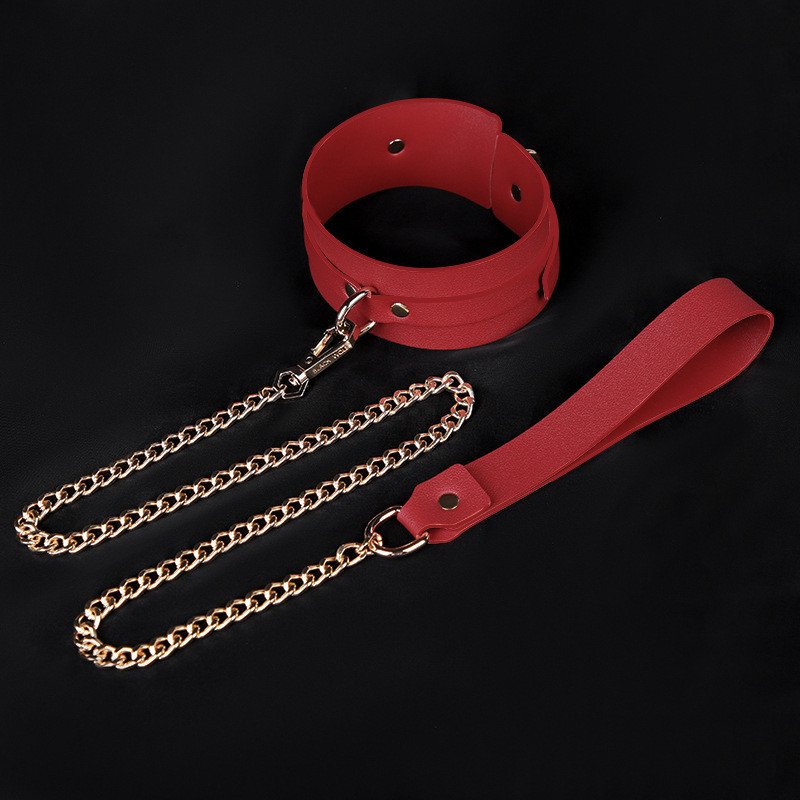 Luxury 10 Pcs Leather Gear Bondage Kit With Bag Bdsm Collar Handcuff Sex Toys Bondage Set For Couples Adult Bondage Gear Fetish