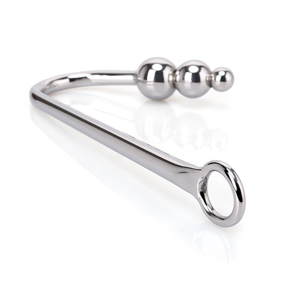 Anal Toys Stainless Steel 3 Balls Anal Hook Bondage Gear Butt Plug Toys For Women And Man juguetes sexuales