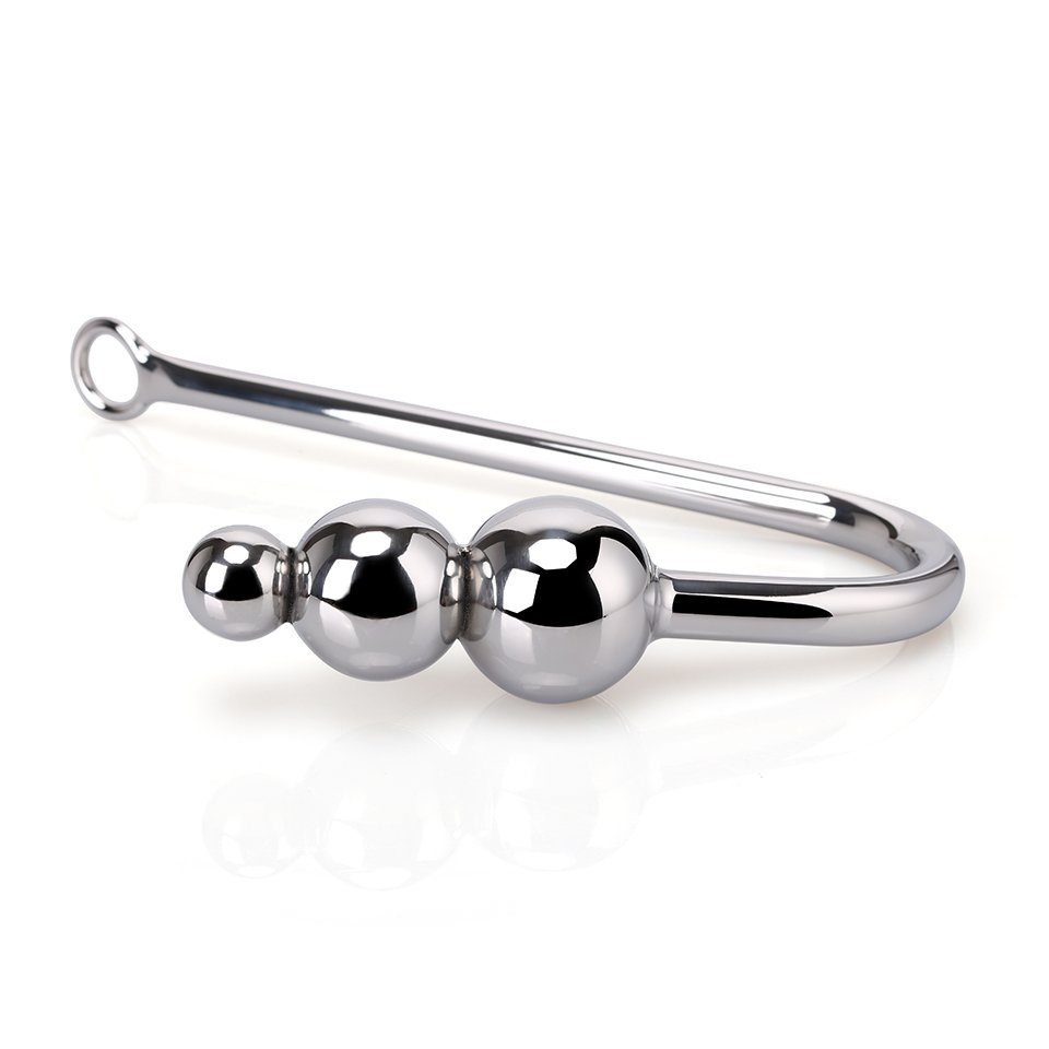 Anal Toys Stainless Steel 3 Balls Anal Hook Bondage Gear Butt Plug Toys For Women And Man juguetes sexuales