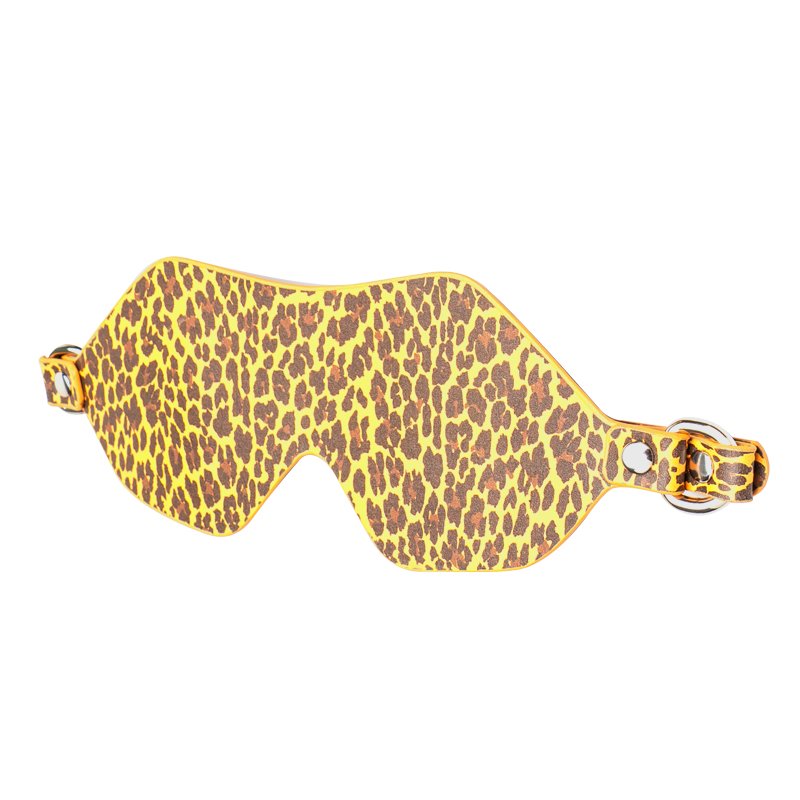 Erotic BDSM Microfiber Bondage Set Leopard Print Sexy SM Game Slave sm Adult Products Couples Toys Women Bondage Gear
