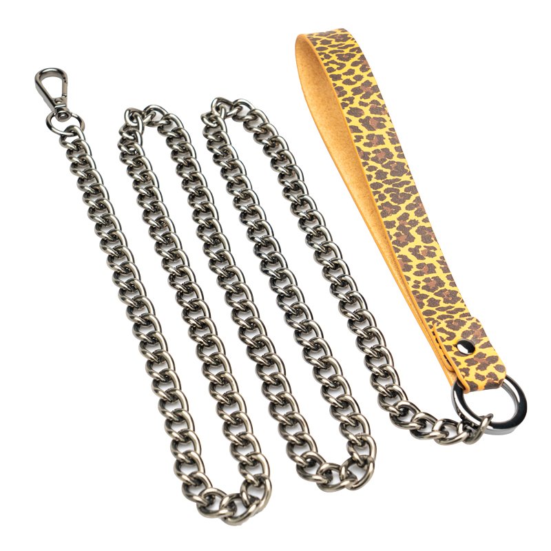 Erotic BDSM Microfiber Bondage Set Leopard Print Sexy SM Game Slave sm Adult Products Couples Toys Women Bondage Gear