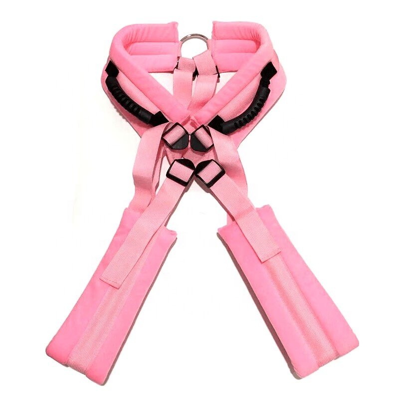 Sex Training Suit Collar Handcuffs Leg Cuffs Waistband Hauling Cable Leather BDSM Set Restraint Kits Sexy Bondage Gear