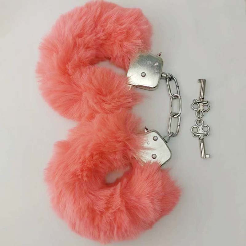 hot selling amazing BDSM bondage hands and feet handcuff with key saxy toys men furry metal handcuffs sex toy for bondage gear