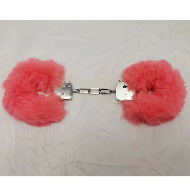 hot selling amazing BDSM bondage hands and feet handcuff with key saxy toys men furry metal handcuffs sex toy for bondage gear