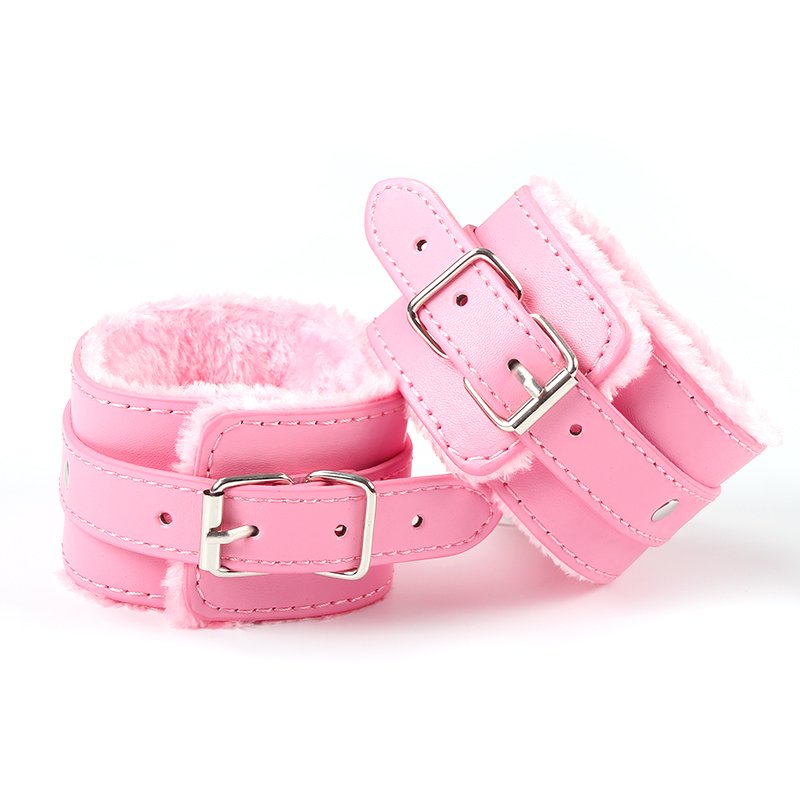 Leather BDSM Kits Bondage Gear Set Restraint Sex Handcuffs Ankelcuffs Collar Sex Toys for Woman