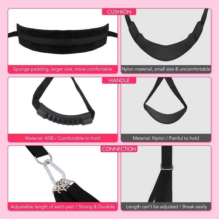 Bondage Kit With Cushion Flirting Whip Bondage Pillow Flirt Game For Couple Adjustable Strap Sex Kit Bondage Gear