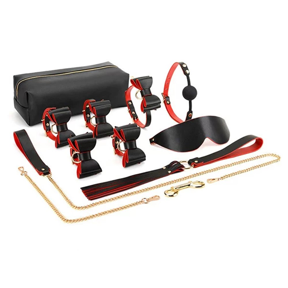 Roleplay Bdsm Bondage Suit Restraint Gear 10pcs Sex Toys Couple Exotic Adult Couple Women