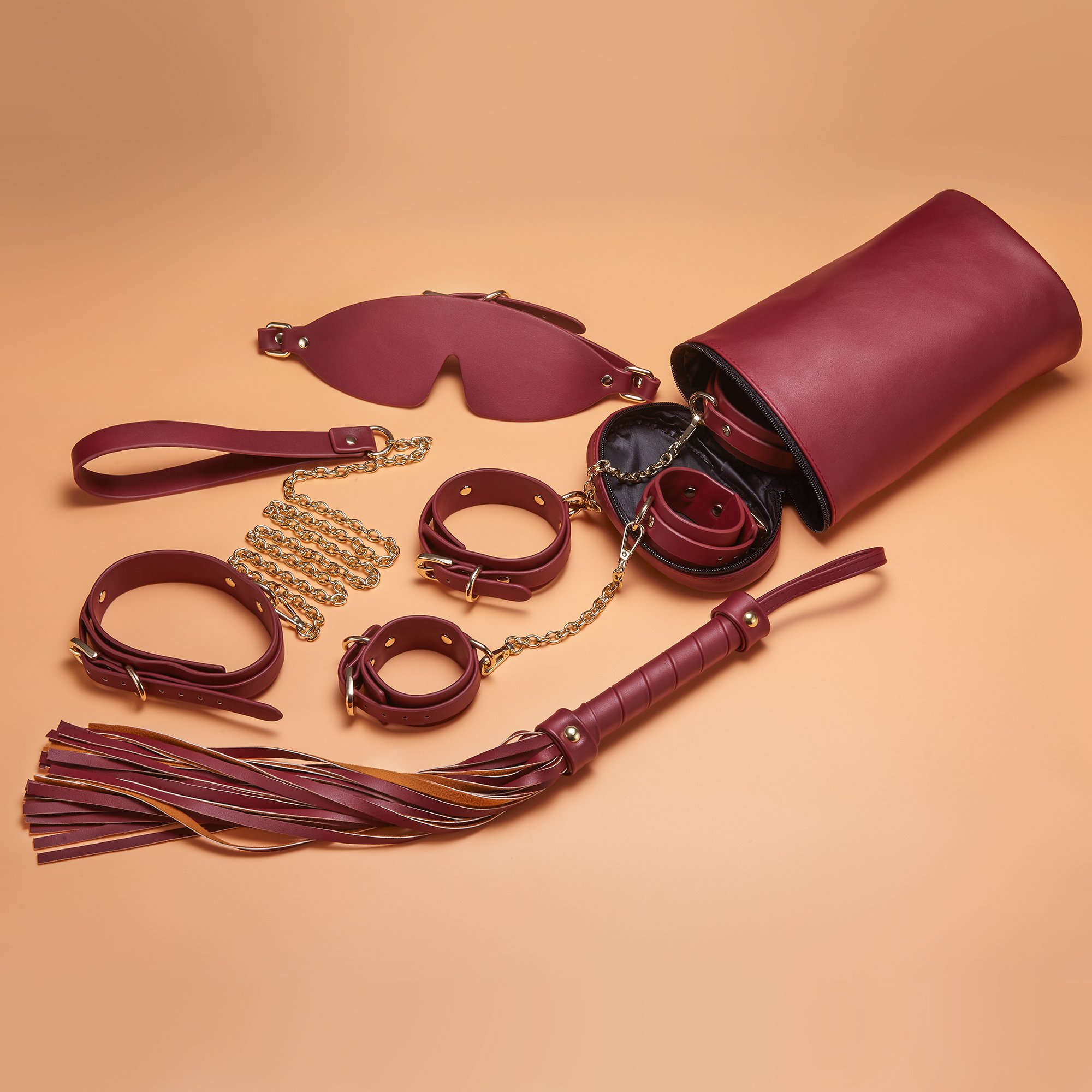 Japanese Leather Sex Exotic Whip Rope Bdsm Set Adult Handcuffs Kit Sex Toys Handcuffs Bondage Gear For Couples