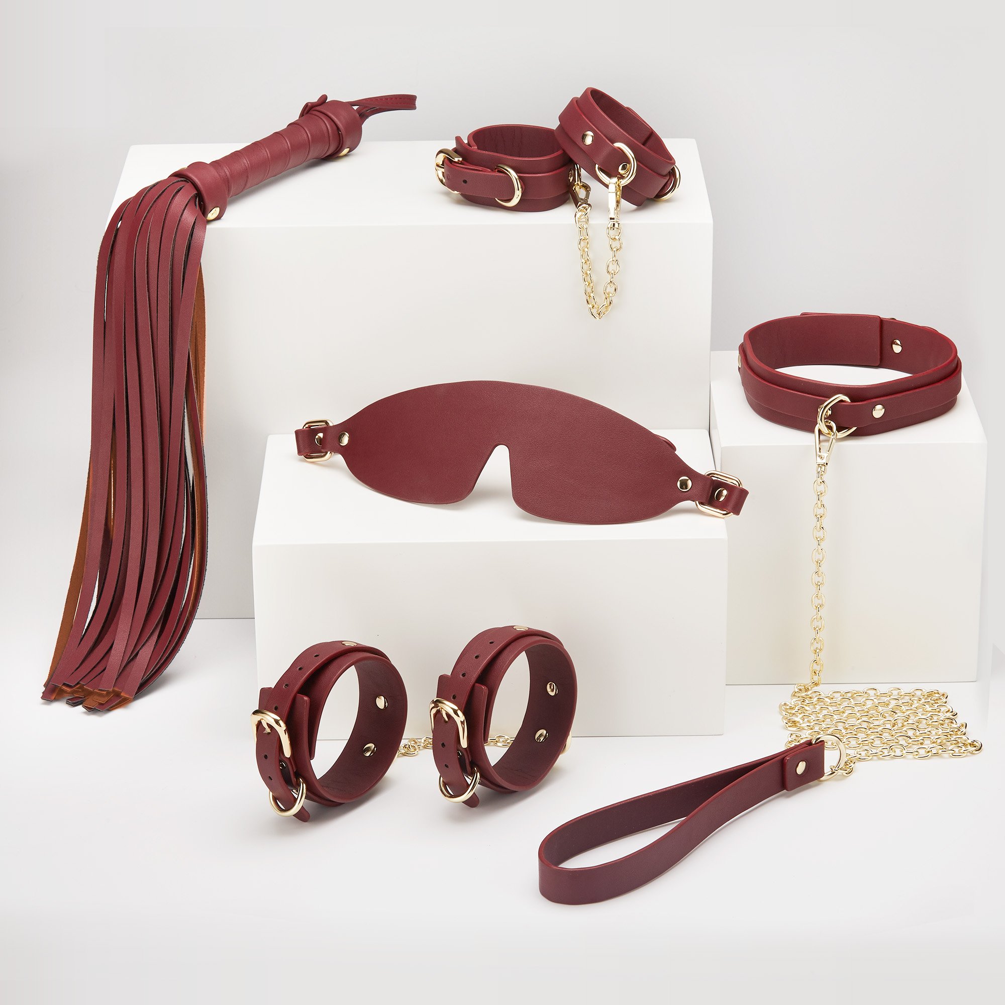 Japanese Leather Sex Exotic Whip Rope Bdsm Set Adult Handcuffs Kit Sex Toys Handcuffs Bondage Gear For Couples