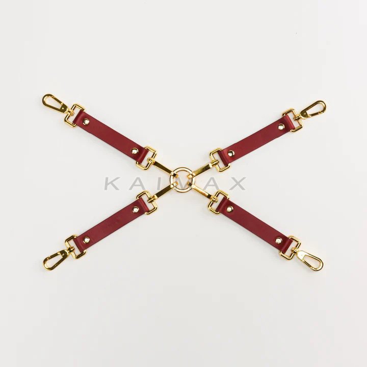 Premium Quality Bondage Leather 9 pcs Restraint Set Kit BDSM Fetish Leather Bondage Tool Set Kit