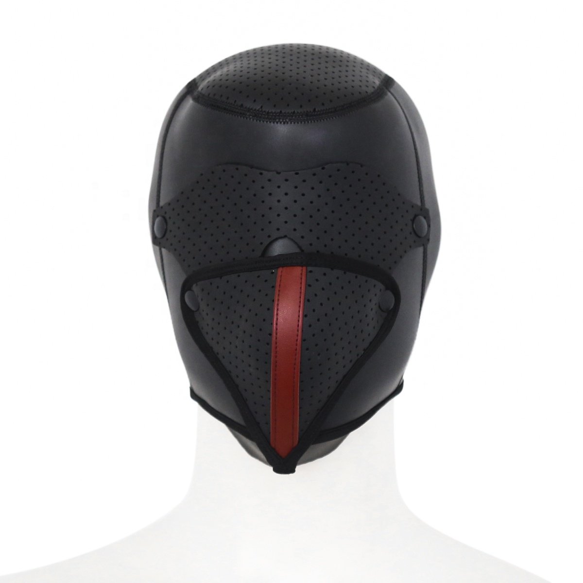 BDSM Bondage Sex Neoprene Hood With Detachable Muffle Eye Mask,Slave Head Gear Mask Hood For Couples Adult Games