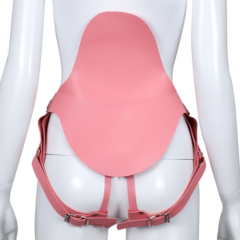 Ninghao Leather Strap On Harness Dildo Pants Sex Bondage Gear For Les Pink Strap On For Girl Adult Game