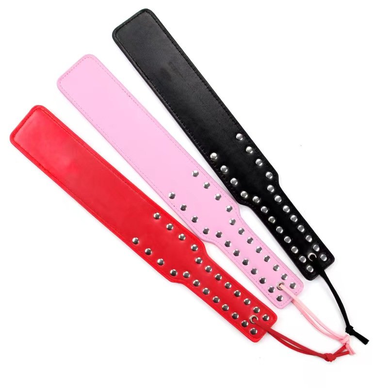 paddle Bondage Restraint Gears Blindfold PU Leather Faux Leather XO Spanking Paddle for Sex Play Paddle for Adult