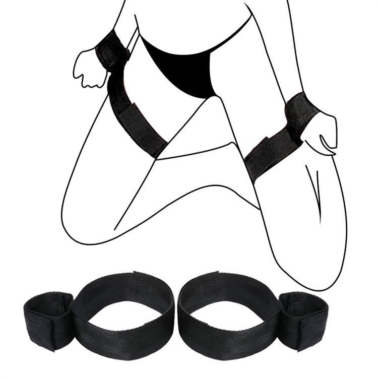 Adult Games Slave Sex Toys For Woman Couples BDSM Bondage Gear Adjustable Handcuffs Ankle Nylon Strap Fetish Sexy Products