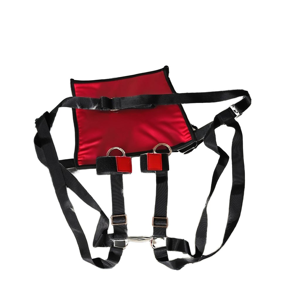 Adult SM Leather Bondage Gear Set Includes Handcuffs Harness Collar Ball Gag-Sex Toys for Couples