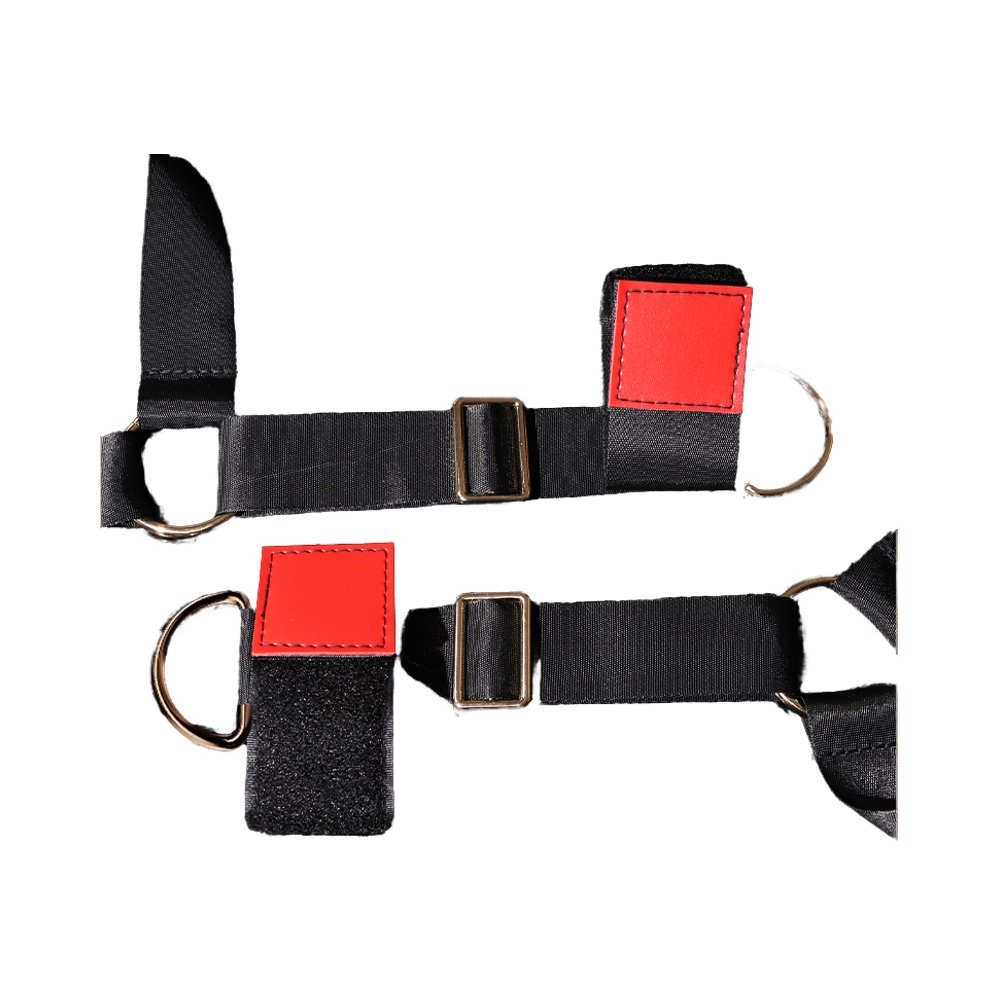 Adult SM Leather Bondage Gear Set Includes Handcuffs Harness Collar Ball Gag-Sex Toys for Couples