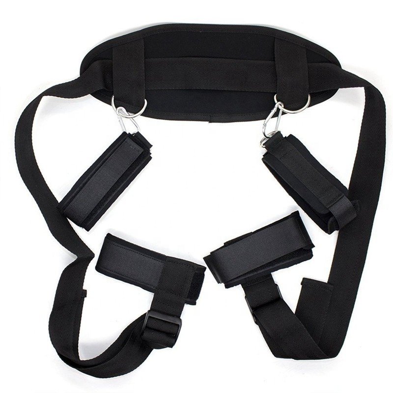 Adjustable Hand Ankle Cuffs Bondage Restraints Flirting Toy SM Bondage Gear for Couple Games