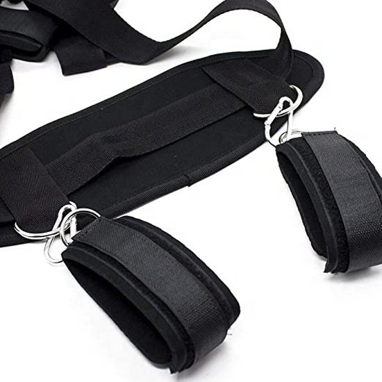 Adjustable Hand Ankle Cuffs Bondage Restraints Flirting Toy SM Bondage Gear for Couple Games