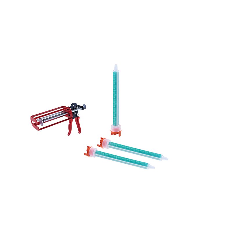 KONGDER 250&490m Bathtub Butt Glue Gun Static Mixer Simple Installation Glue Gun Tip Joint Gule Gun Threaded Mixing Tube