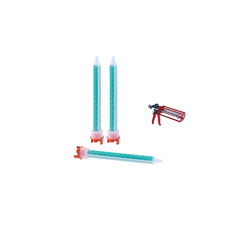 KONGDER 250&490m Bathtub Butt Glue Gun Static Mixer Simple Installation Glue Gun Tip Joint Gule Gun Threaded Mixing Tube