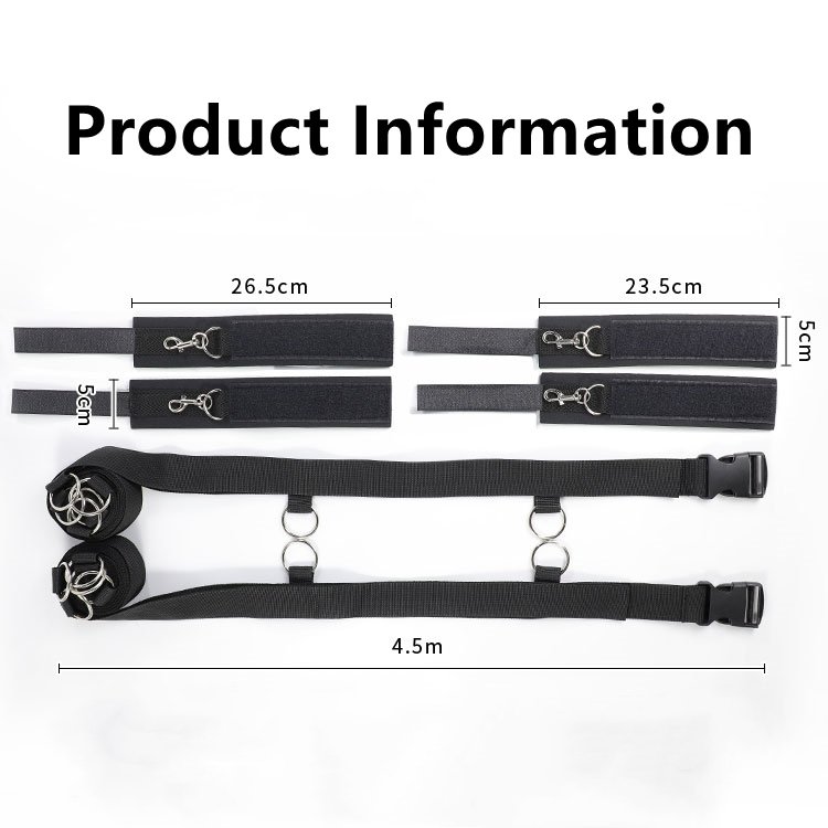 Multiple Play Multiple Posture Experience sm sexe Design Nylon Strap sm bondage