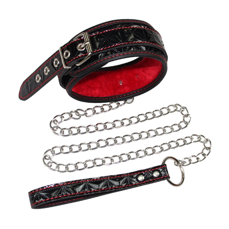 PU Leather BDSM Sex Bondage Set Erotic Slave Collar Whip Gag Handcuffs Nipple Clamps Adult Sex Toys for Couples Women