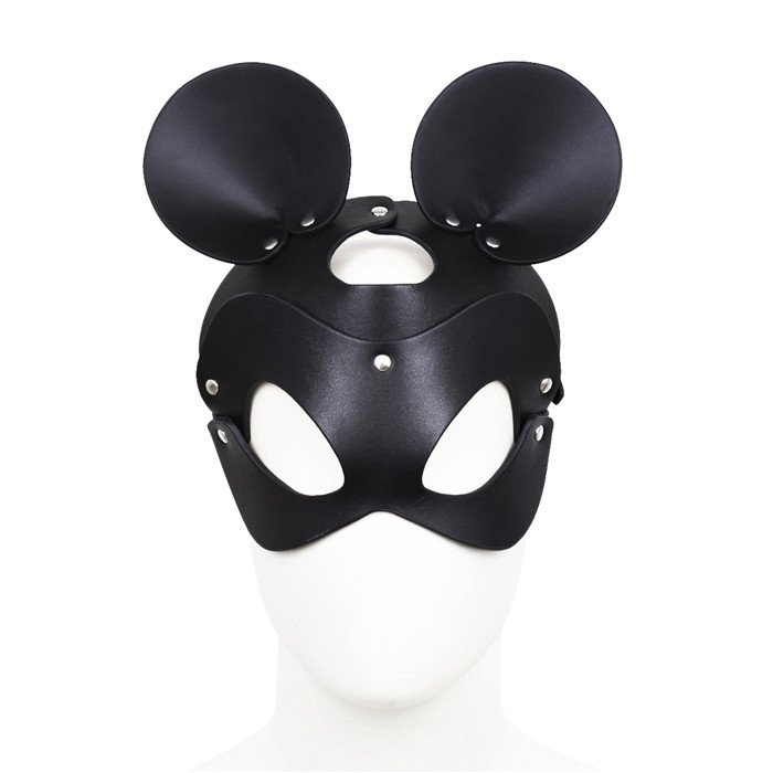 Hot selling PU Leather BDSM Head Bondage Gear Cat Rabbit Mouse Role Play Party Blindfold Mask