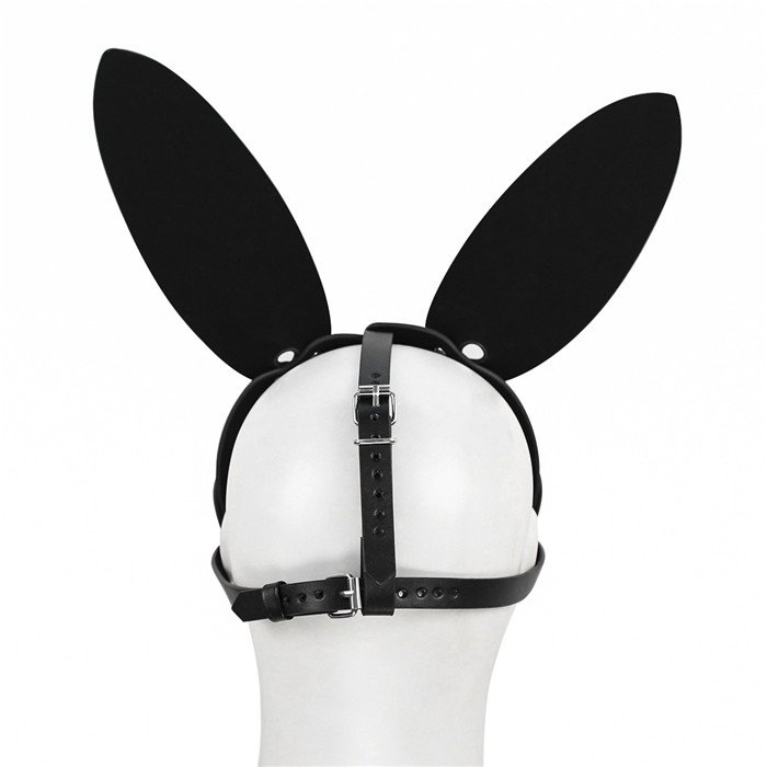 Hot selling PU Leather BDSM Head Bondage Gear Cat Rabbit Mouse Role Play Party Blindfold Mask