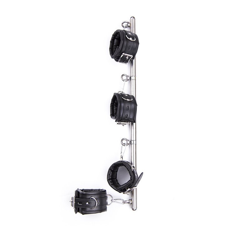 Adjustable BDSM Bondage Restraints with Handcuffs Ankle Cuffs for Couples Adults SM Games