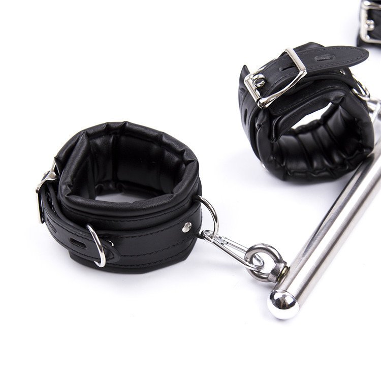 Adjustable BDSM Bondage Restraints with Handcuffs Ankle Cuffs for Couples Adults SM Games