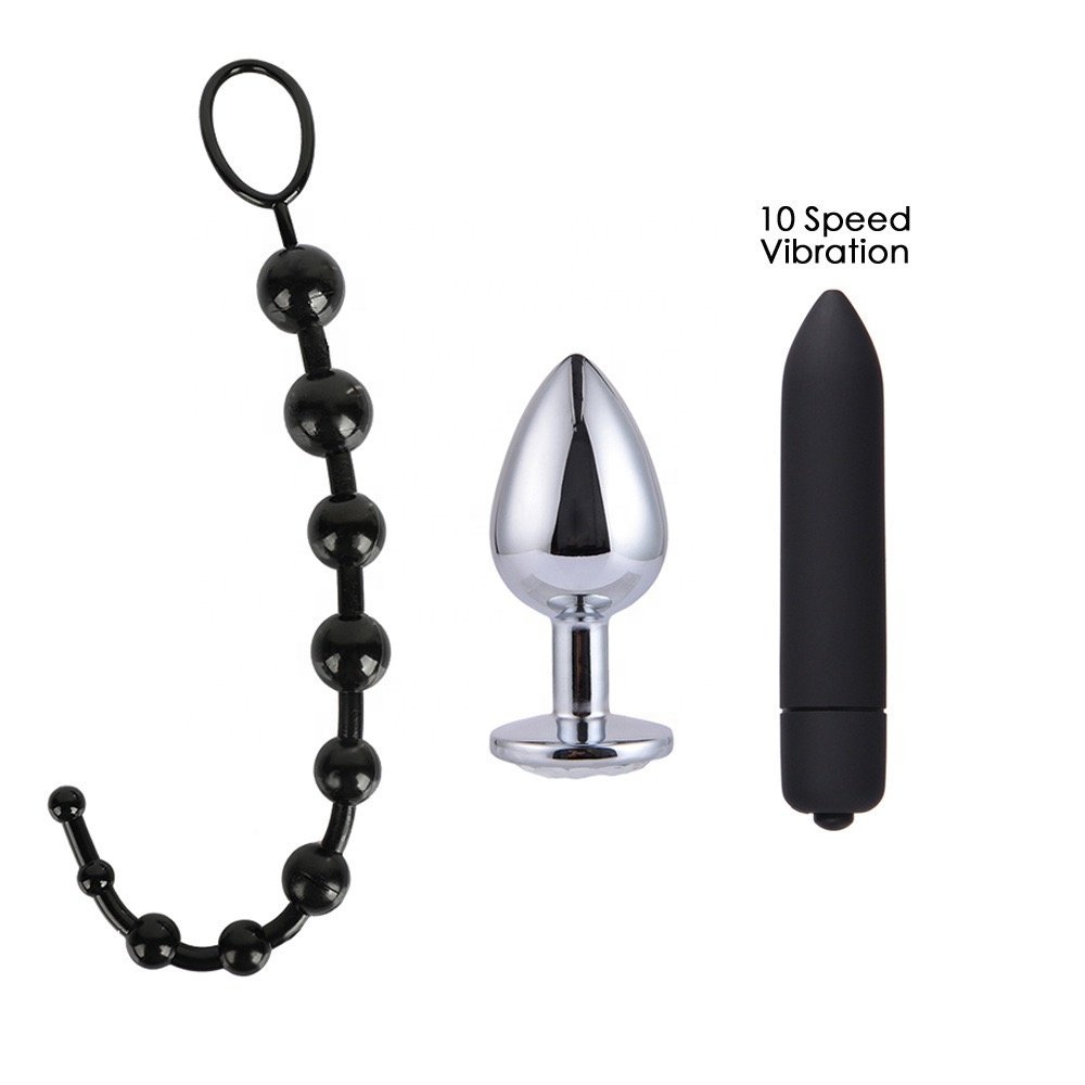 Popular 13 pcs BDSM Kits Sex Toys Women Men Handcuffs Nipple Clamps Whip Spanking Metal Anal Plug Vibrator Butt Bdsm Bondage Set