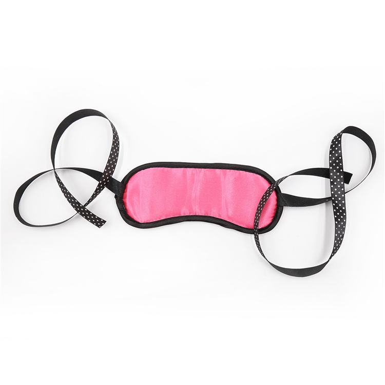 Bondage Restraint Gears Pink Blindfold PU Leather Whip Handcuffs Accessories 3 Kits Adult SM Play Game Suits For Couples