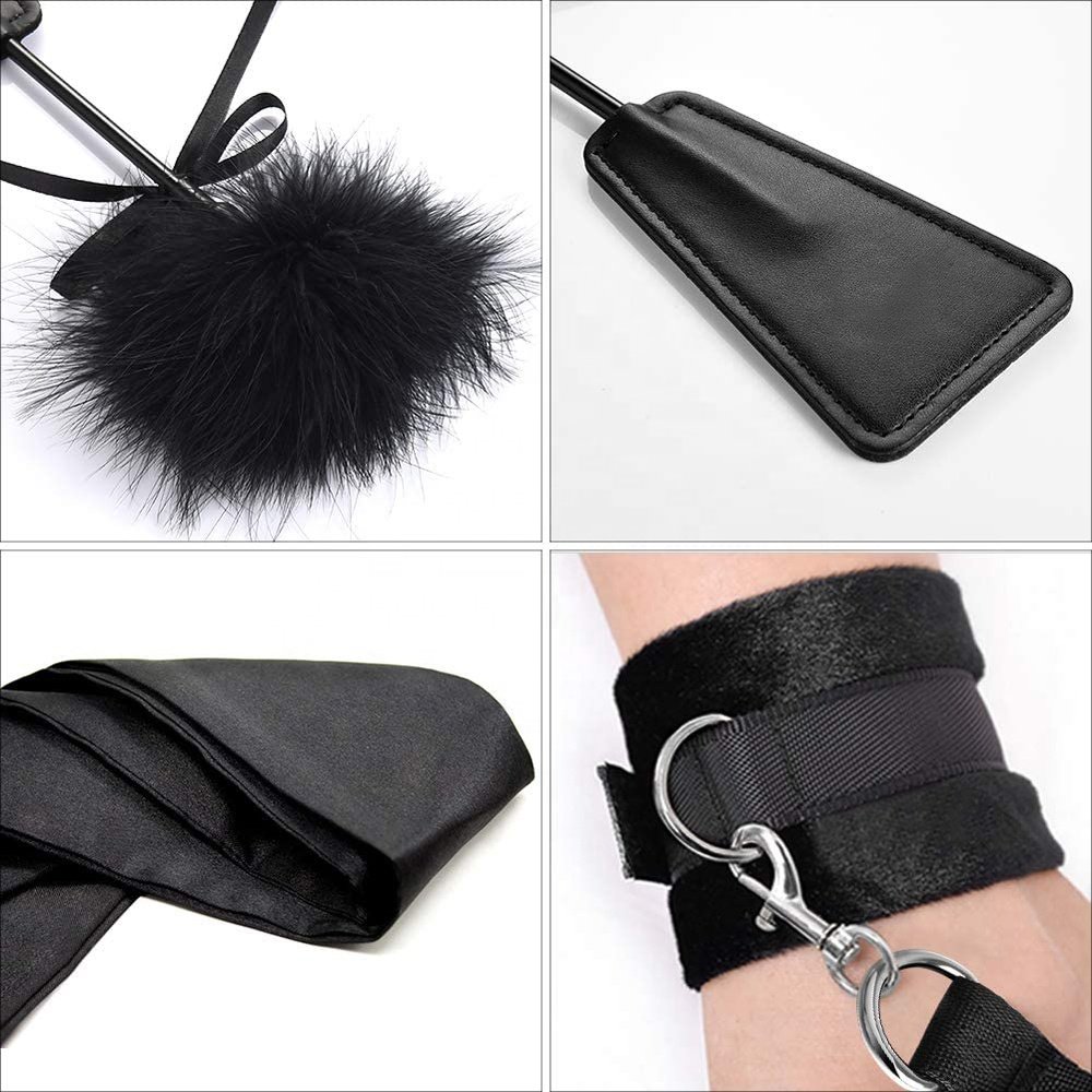 Factory Wholesale BDSM Bondage Gear Set Kits Sex Toy for Adult Women Couples Set Handcuffs Ankle Cuff Restraints