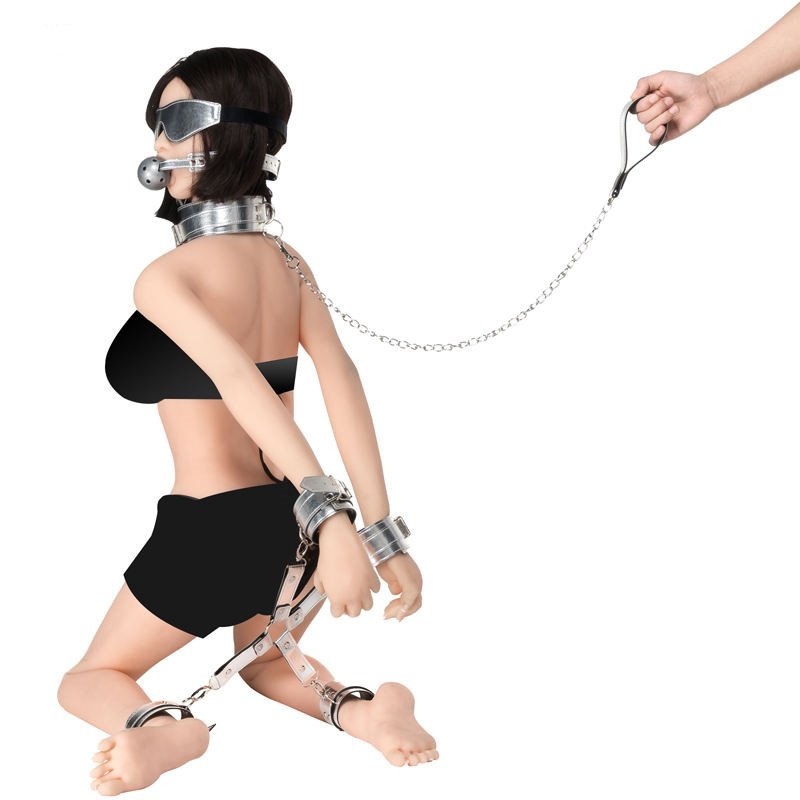 Bdsm Set Bondage Gear Leather Sex Auxiliary Training 7 Kit Restraints Slave Adult Sex Toy Handcuff Bdsm For Couple