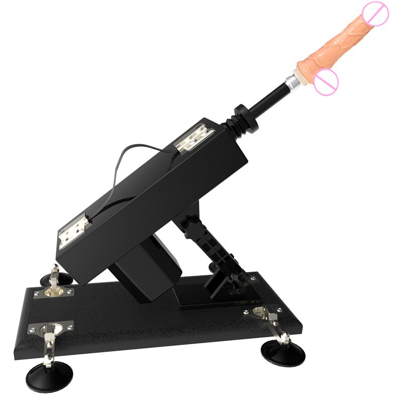 High-Level Pink & Black Power Automatic Sex Machine Gun Dildo Big Anal Thrusting Feature for Men Women Sweetheart 2 Bondage Gear