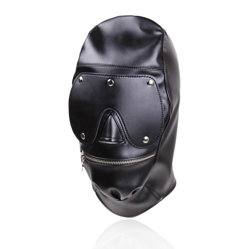 Factory BDSM Bondage Hood PVC Puppy Hood Leather Hood Eye Mask BDSM-Gear Fetish Mask Bondage Restraints