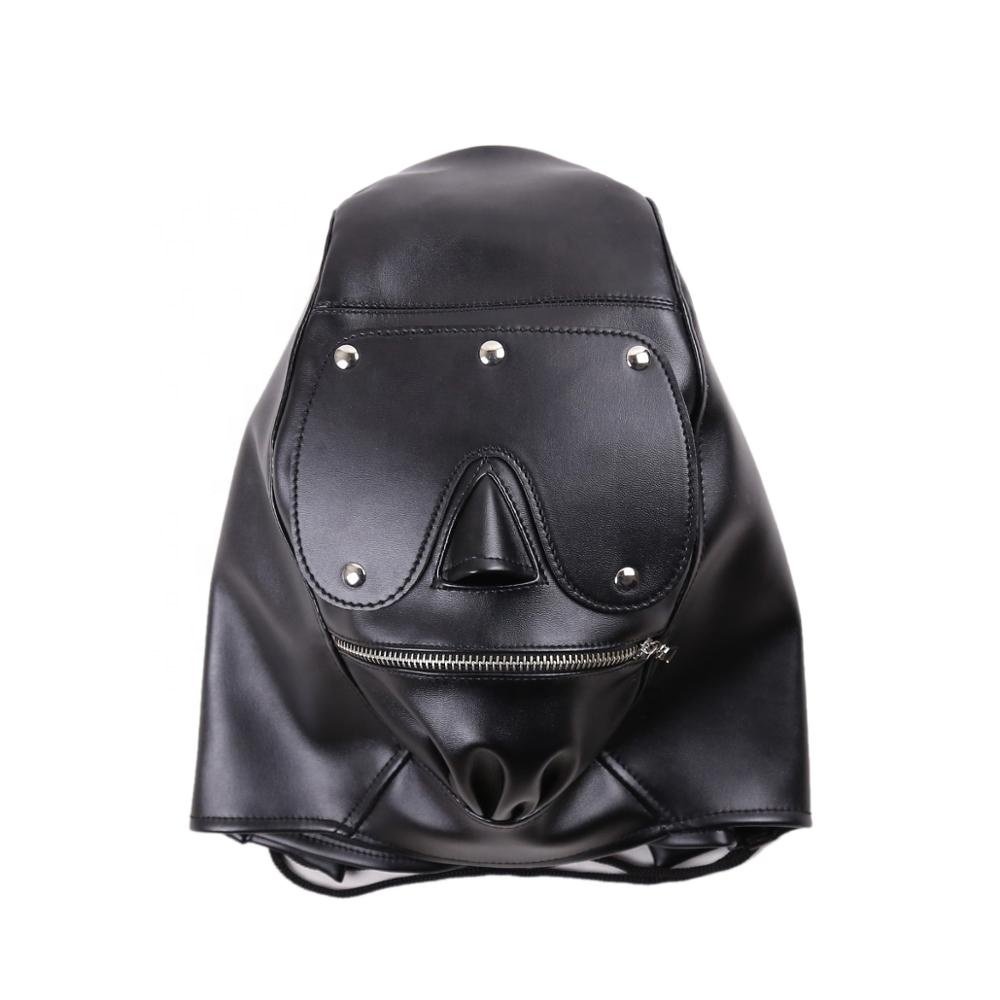 Factory BDSM Bondage Hood PVC Puppy Hood Leather Hood Eye Mask BDSM-Gear Fetish Mask Bondage Restraints