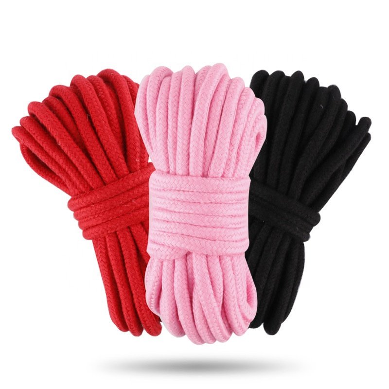 Retailer 10 Meters Cotton SM Bondage Restraint Rope For Couples Sex Adults Game Japanese Tied Bdsm Soft Nylon Bundle Sex Toys