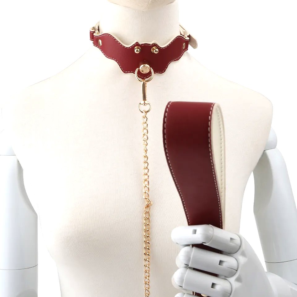MOGlovers Bondage Set BDSM Special Design Red Artificial Leather Gear Kit Toys for Women juguetes sexuales