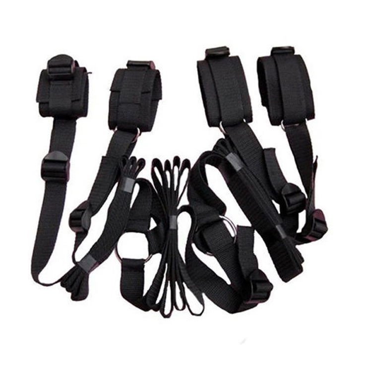 Wholesale Price SM Restraints Products Adjustable Adjustable Buckle Bondage Kit Bedroom Sex Body Bondage Gear