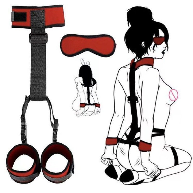 Wholesale Adult BDSM Bondage Kit Appealing Handcuffs and Other SM Products