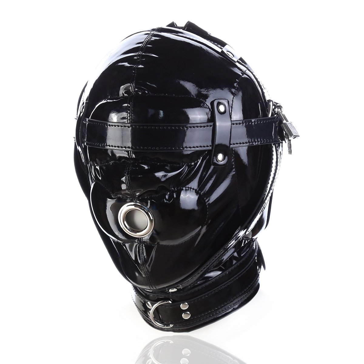 Premium Sensory Deprivation Hood Fetish Gay Toys Full Head Restraints Headgear Adult Sex Toys for Women Men Erotic Sex Shop
