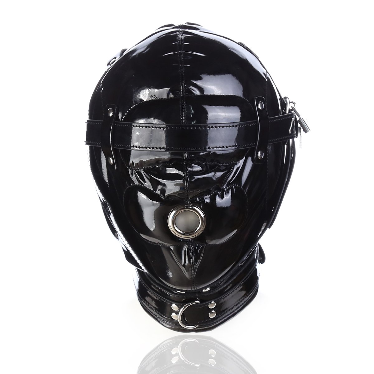 Premium Sensory Deprivation Hood Fetish Gay Toys Full Head Restraints Headgear Adult Sex Toys for Women Men Erotic Sex Shop