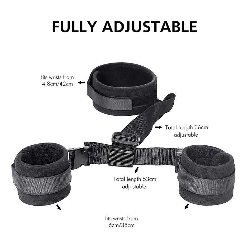 Soft Handcuffs And Blindfolds BDSM Collar Woman Neck To Wrist Eye Mask Bondage Gear & Accessories Kit
