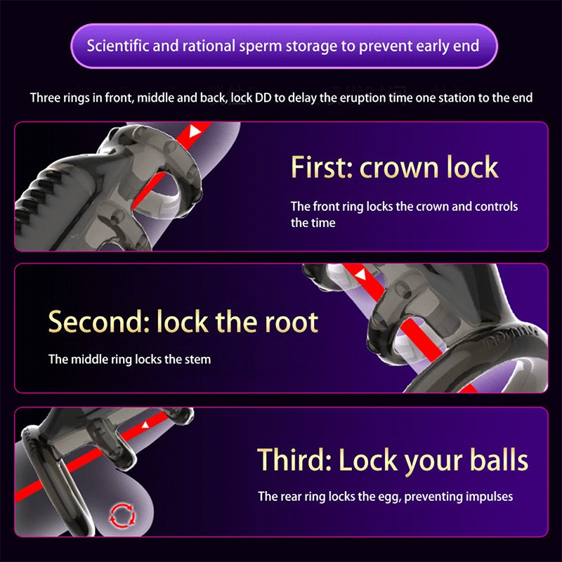 Fantasy Spot Stimulator Bullet Vibrator Cock Sleeve Penis Vibrating Ring Ejaculation Delay Strap Dildo Bondage Gear Sex Shop