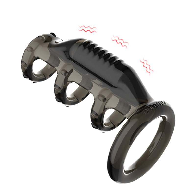 Fantasy Spot Stimulator Bullet Vibrator Cock Sleeve Penis Vibrating Ring Ejaculation Delay Strap Dildo Bondage Gear Sex Shop