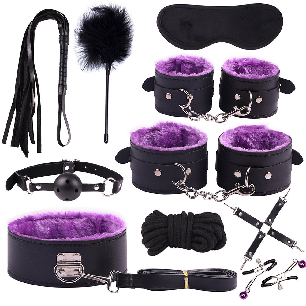 Sex Toys For Adult Bdsm Sex Bondage Set Handcuffs Anal Plug Adult Games Sex Toys For Women