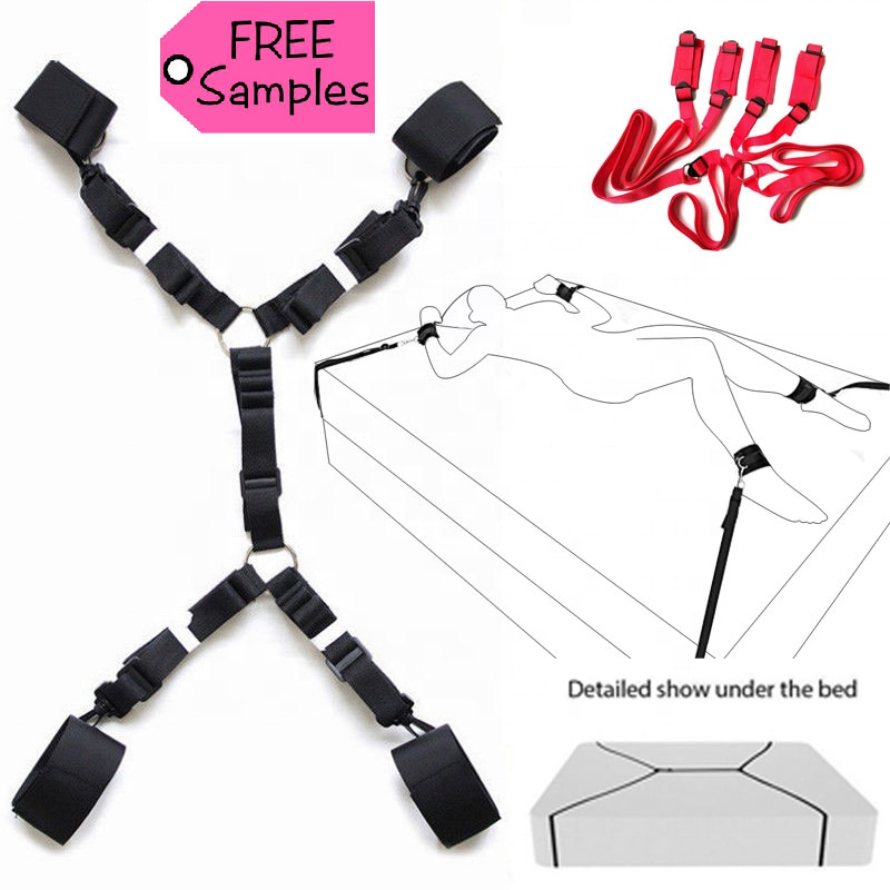 Factory Direct Bed Bondage Restraints Handcuffs Bdsm Handcuffs Solid Bdsm Sex Toys