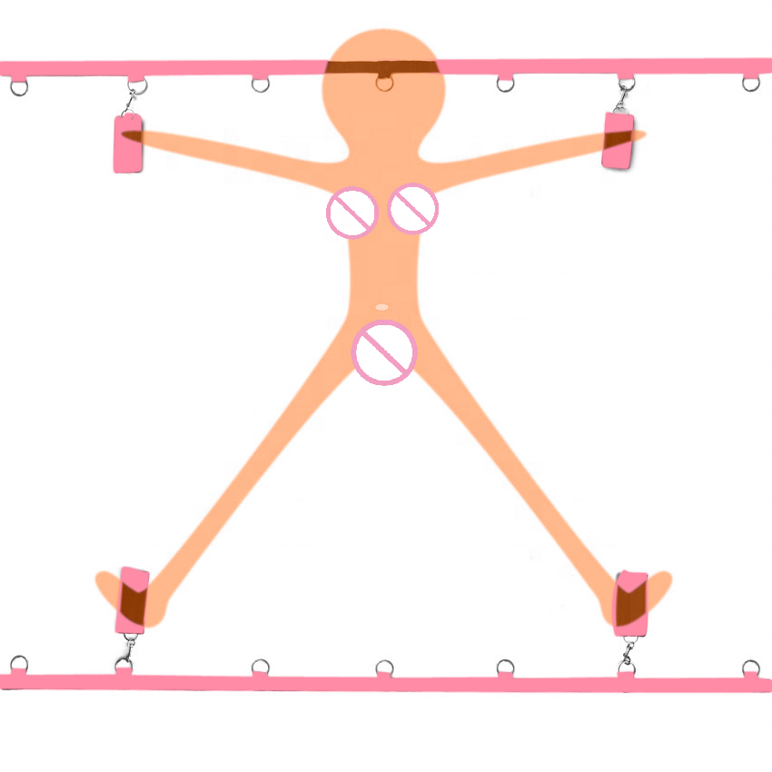 Factory Direct Bed Bondage Restraints Handcuffs Bdsm Handcuffs Solid Bdsm Sex Toys
