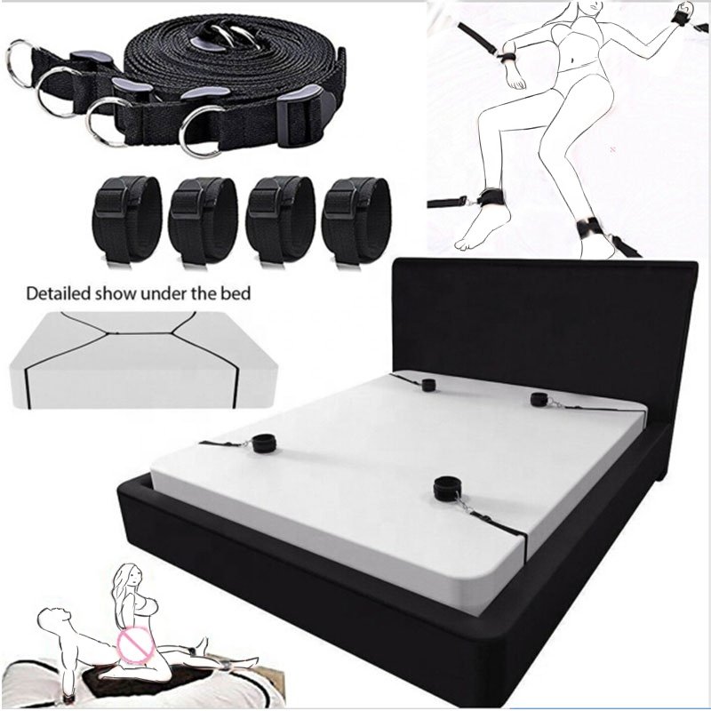 Factory Direct Bed Bondage Restraints Handcuffs Bdsm Handcuffs Solid Bdsm Sex Toys
